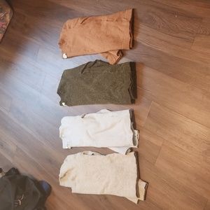 4 J Crew Teddie Sweaters